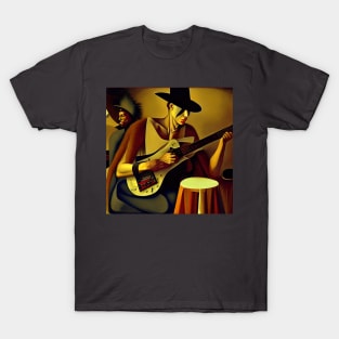 An Unusual Looking Blues Guitarist T-Shirt